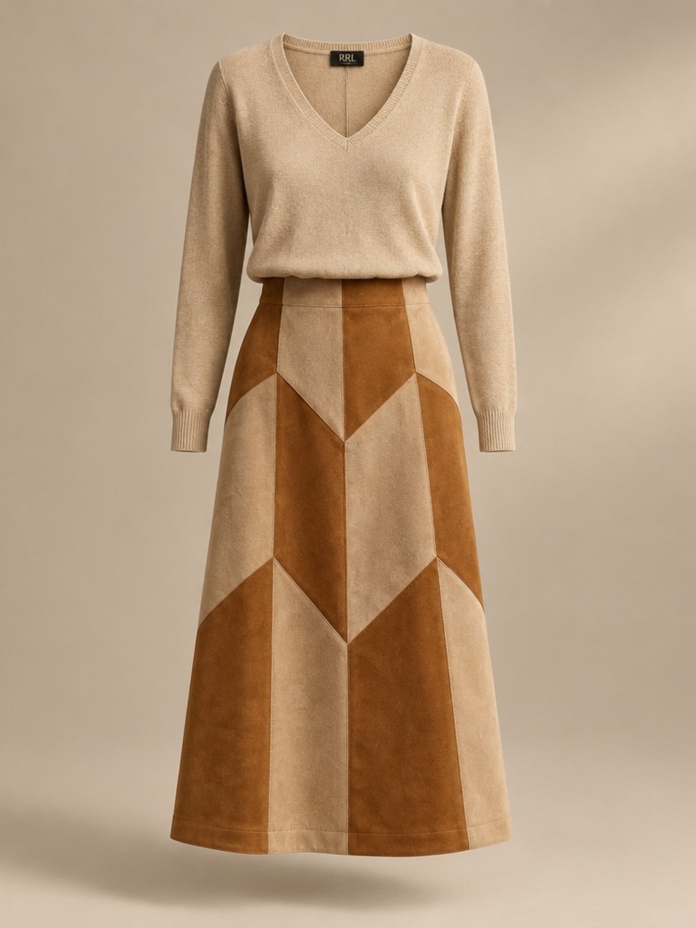 Pure Mongolian Cashmere V Neck.